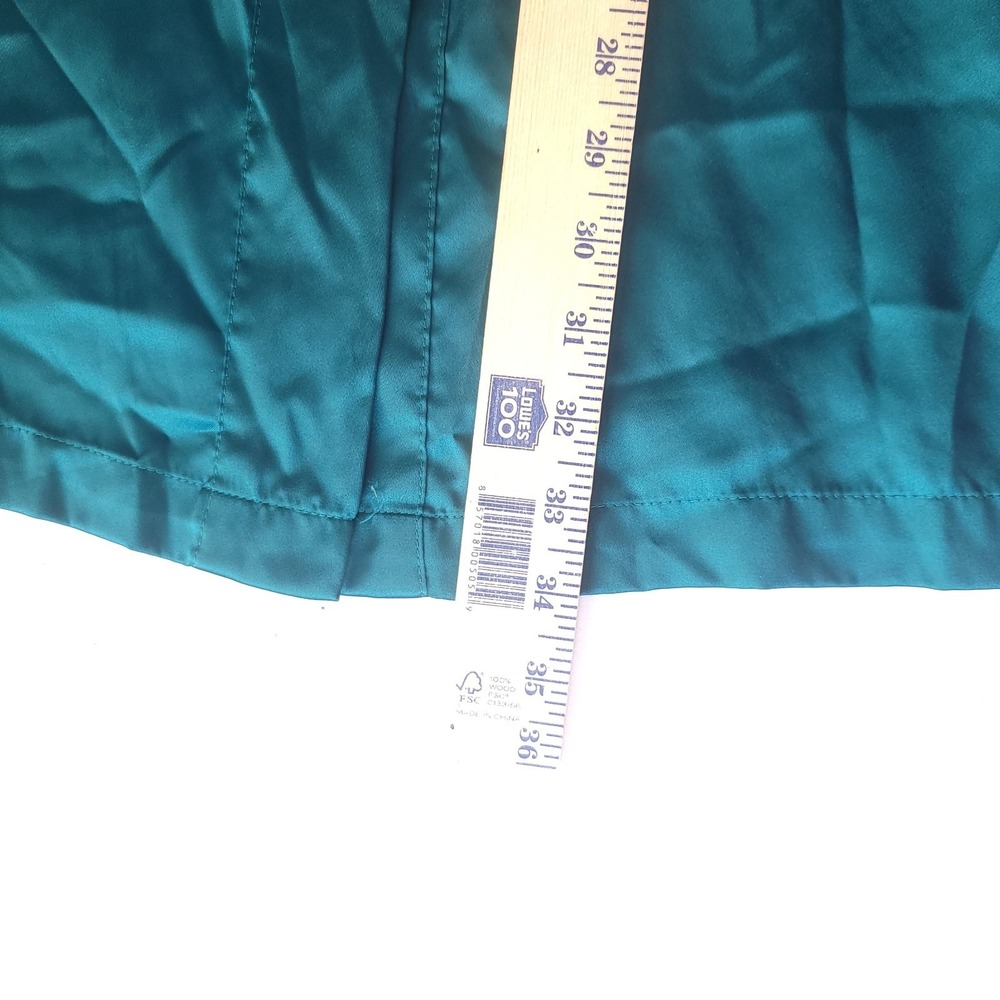 Victoria's Secret Satin Robe Womens One Size Emerald Green Kimono Short Belted - Picture 5 of 5